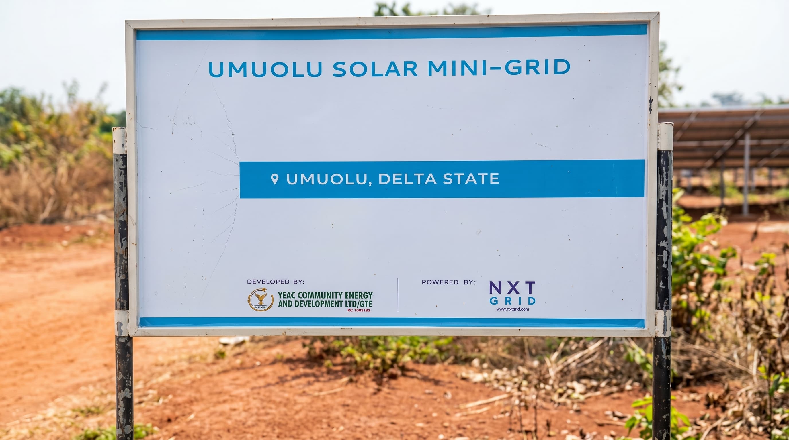 Project Sign — Umuolu Mini-Grid