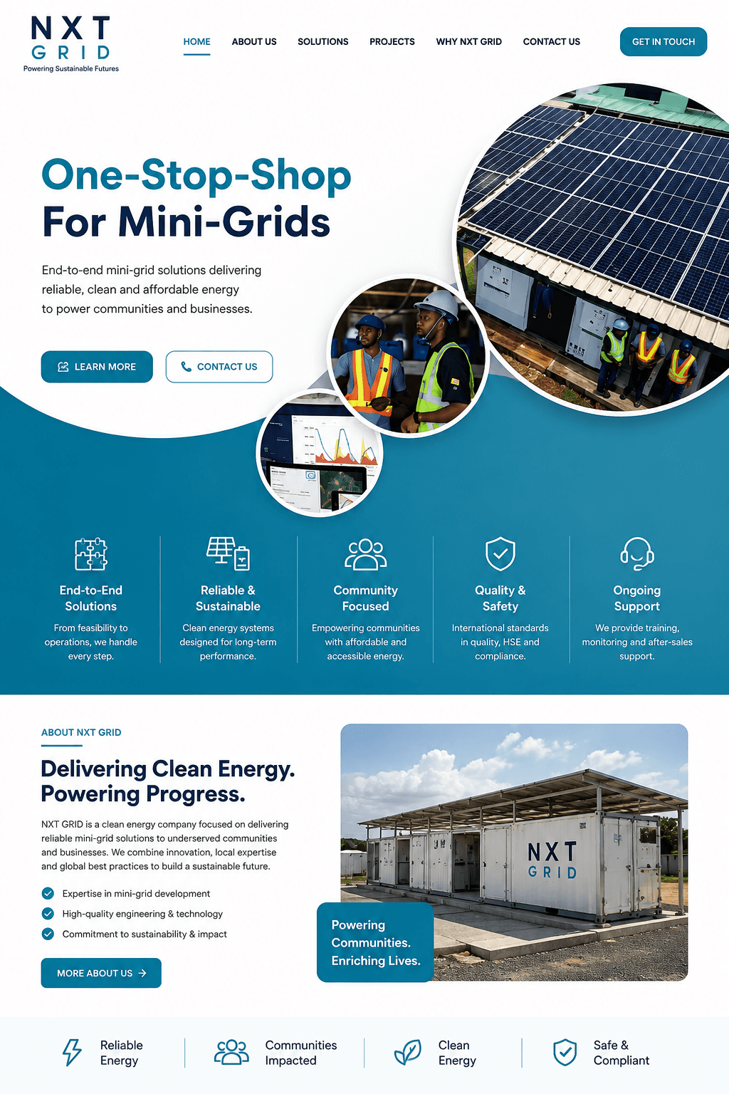 Website Design — NXT Grid