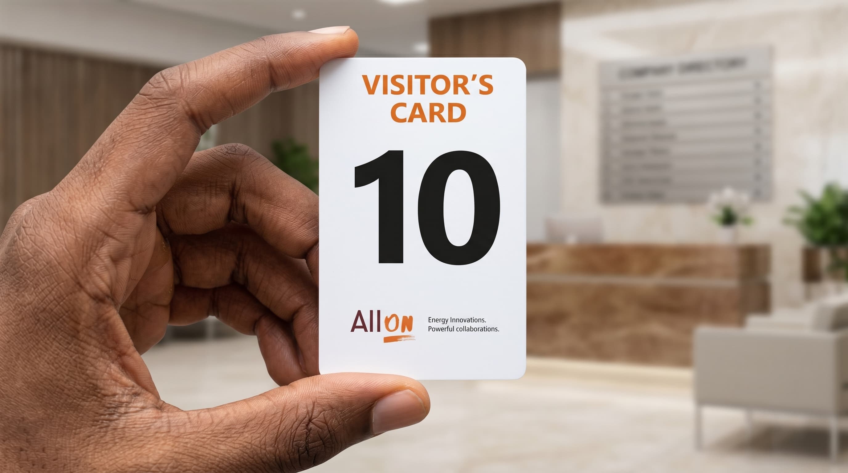 Visitor's Card — AllOn Energy